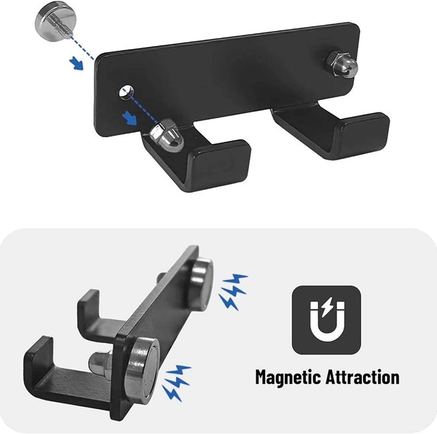  Générique Porte-Clé Pour Perceuse | 2 Pièces Support Métallique Pour Clé De Mandrin Murale,Rangement D'Outils Pour Tour Perceuse à Colonne Travail Du Bois Garage