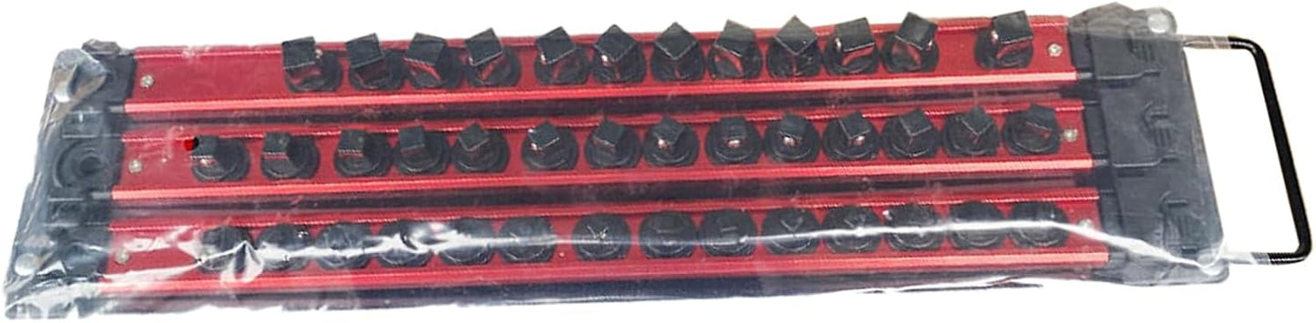  Organisateur De Douilles 1/4", 3/8", 1/2" Douilles Organisateur, Boîte à Outils, Tiroir, Porte-douilles