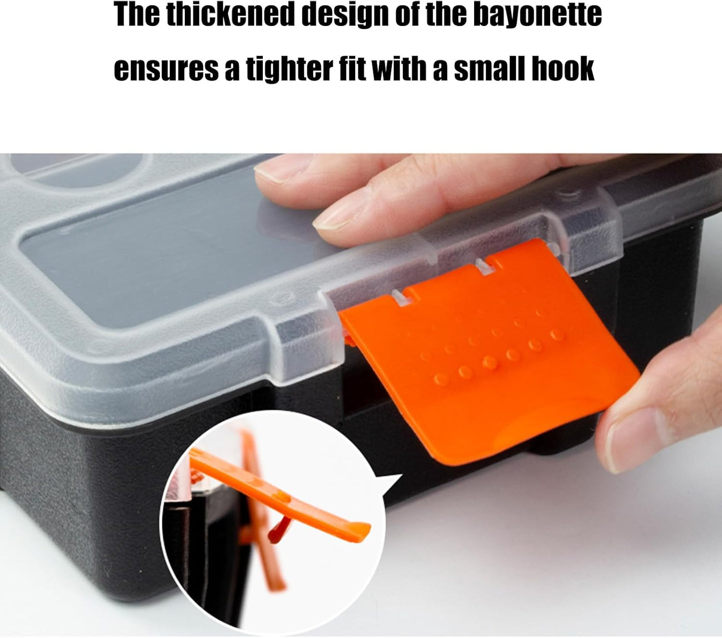  Boîte De Rangement Pour Vis Avec Plusieurs Compartiments, Boîte De Rangement Pour Vis, Petites Pièces, Matériel En Plastique, Boîte à Bijoux, Outils De Qualité Industrielle Pour Travaux En Plein Air