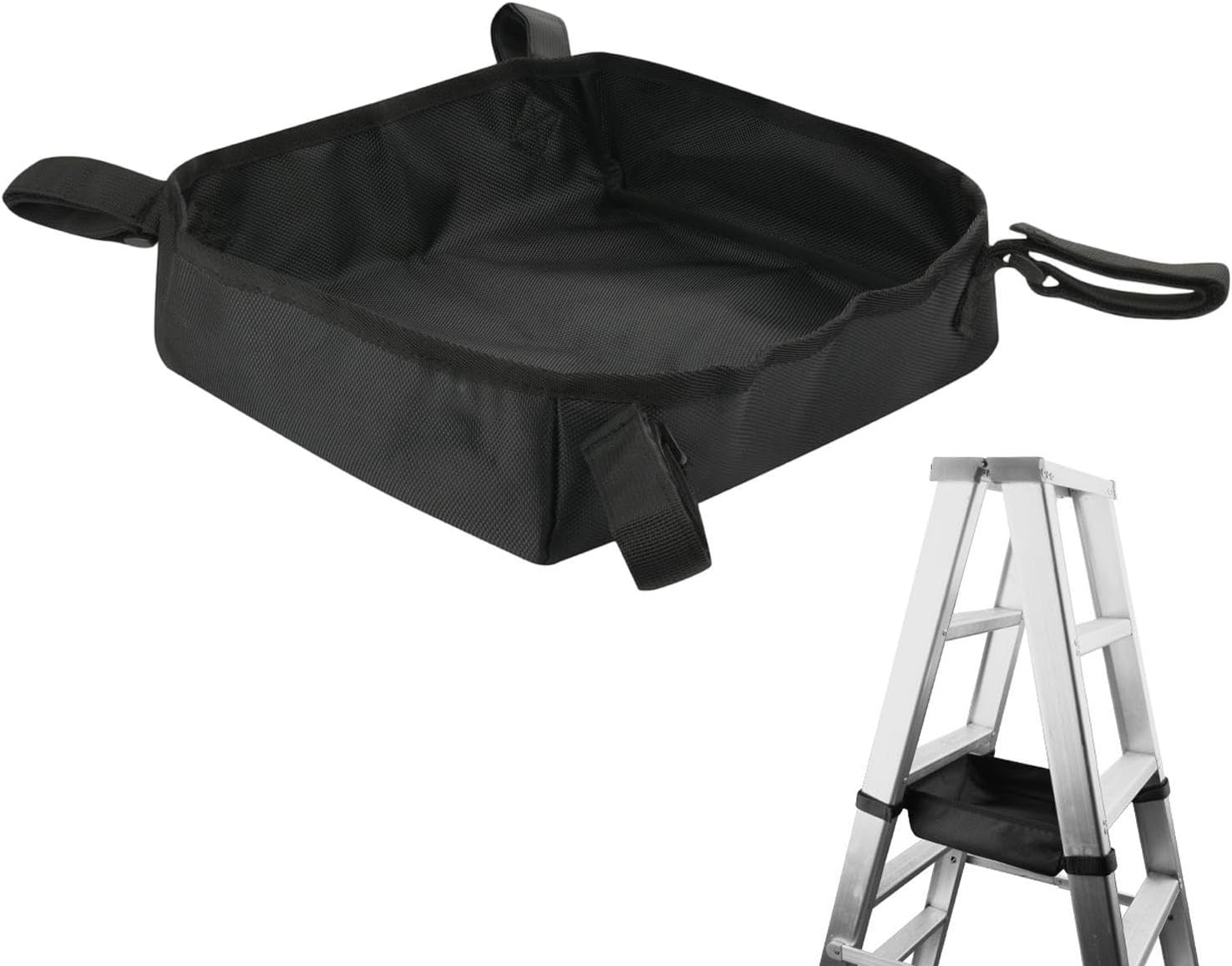  Porte-outils Ladder Caddy - Rangement Pour Clés | Sac à Outils Télescopique Pour échelle | Pour Peintres, Bricoleurs, Propriétaires, Menuisiers, Couvreurs, Techniciens, Travailleurs Du Bois, Atelier