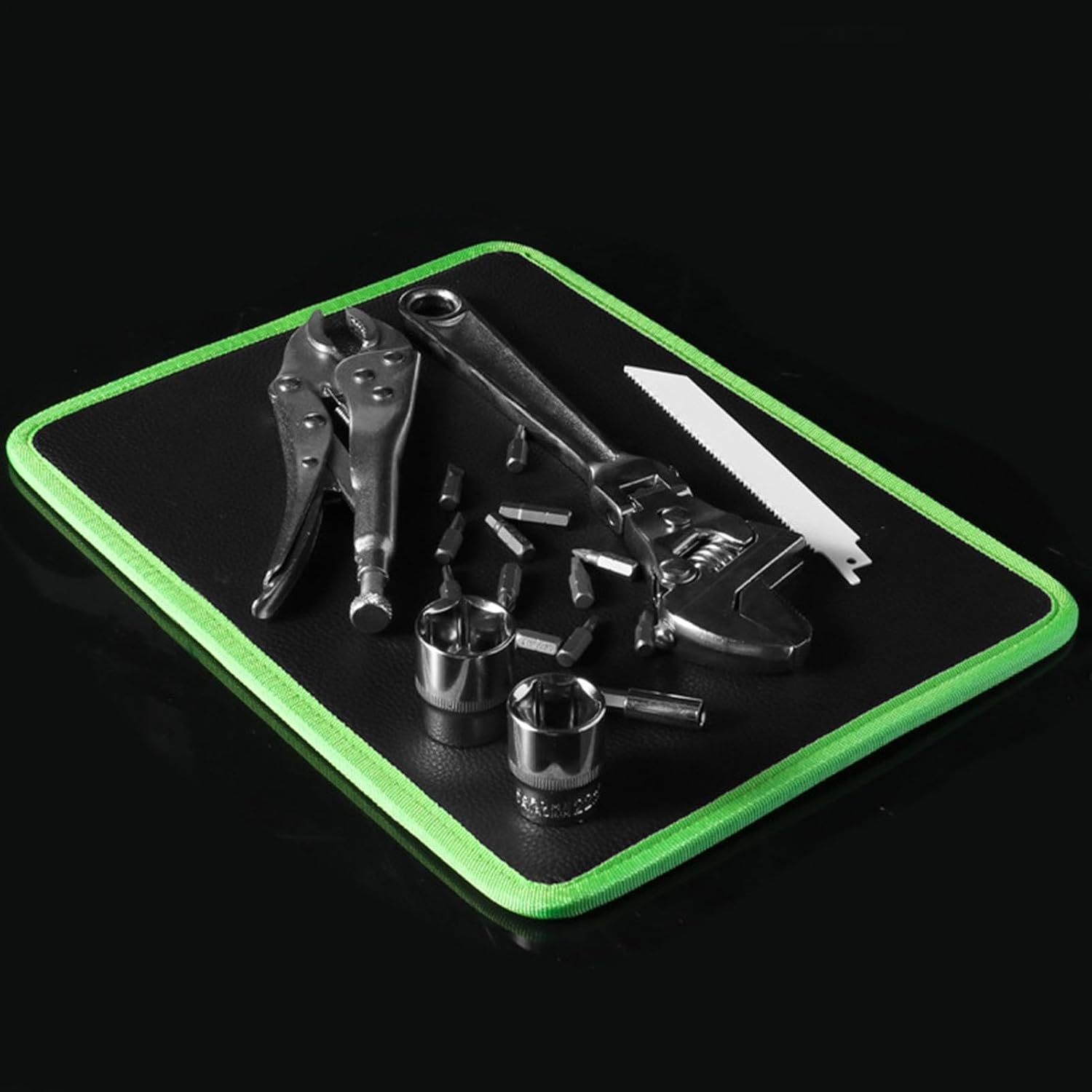  Tapis à Outils Magnétiques, 32,7 X 24,8 X 0,7 Cm, Organiseur Flexible, Tapis Magnétique | Pour Construction De Voiture, Projet électronique, Bureau, Table, Garage, Atelier, Réparation Automobile