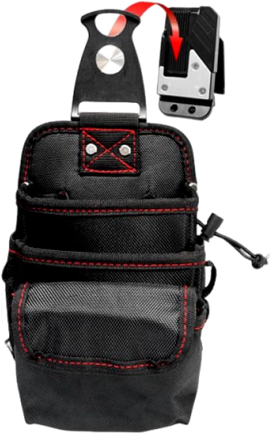 GENERIC Pochette à Outils De Taille, Ceinture Utilitaire, Porte-outils, Design étanche, Ajustement Réglable, Utilisation Professionnelle, Pour Maintenir En Toute Sécurité Les Pièces Et Accessoires D'outils à