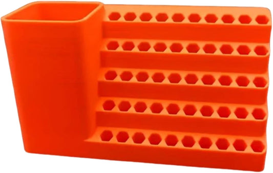  Support De Rangement Pour Forets – Organiseur De Rangement Pour Embouts Hexagonaux Robustes | Gestion Des Accessoires D'outils électriques Pour Garage, Atelier, Armoire, Sous-sol