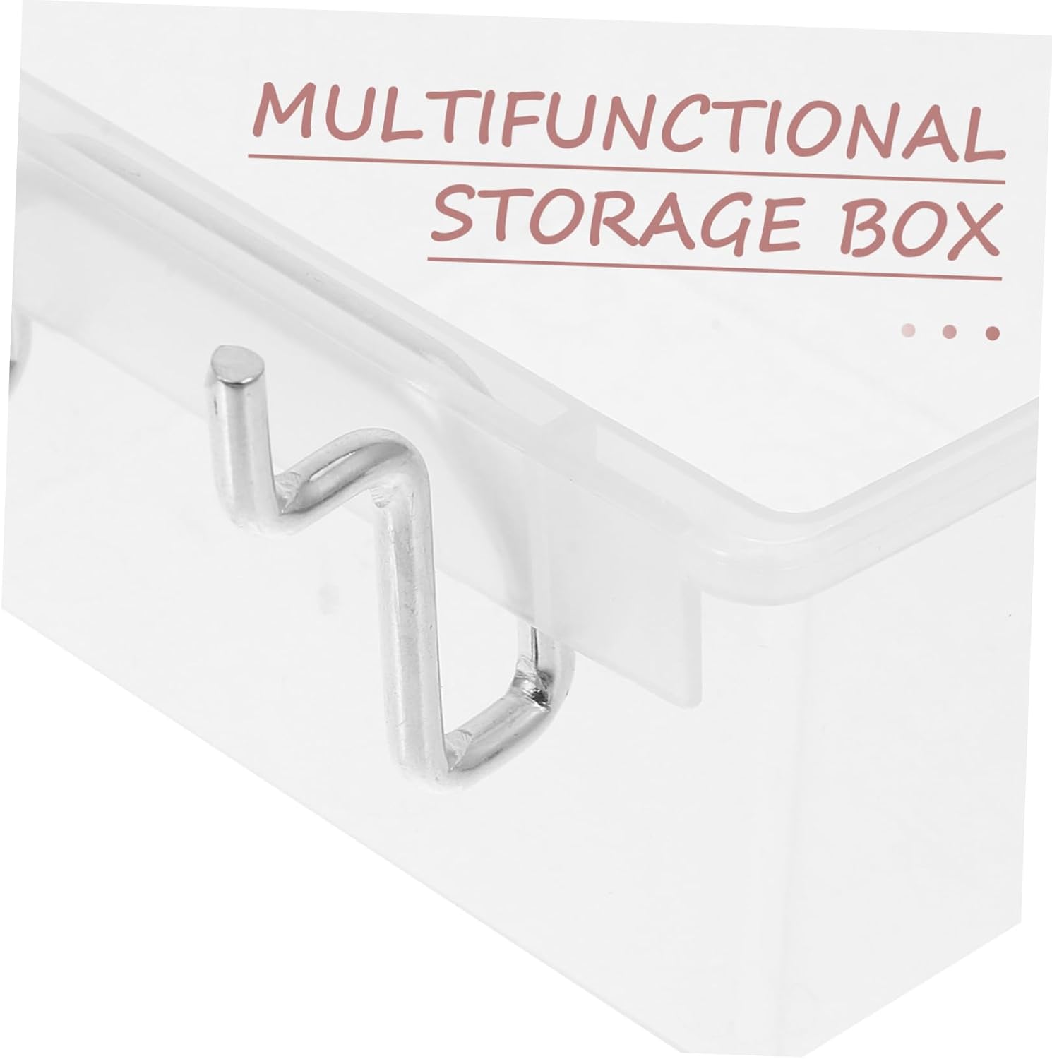  Artibetter 6pièces Bacs De Rangement Pour Perforé Accessoires De Garage Et Atelier Organisateur De Outils Avec Boîtes Transparentes Pour Rangement
