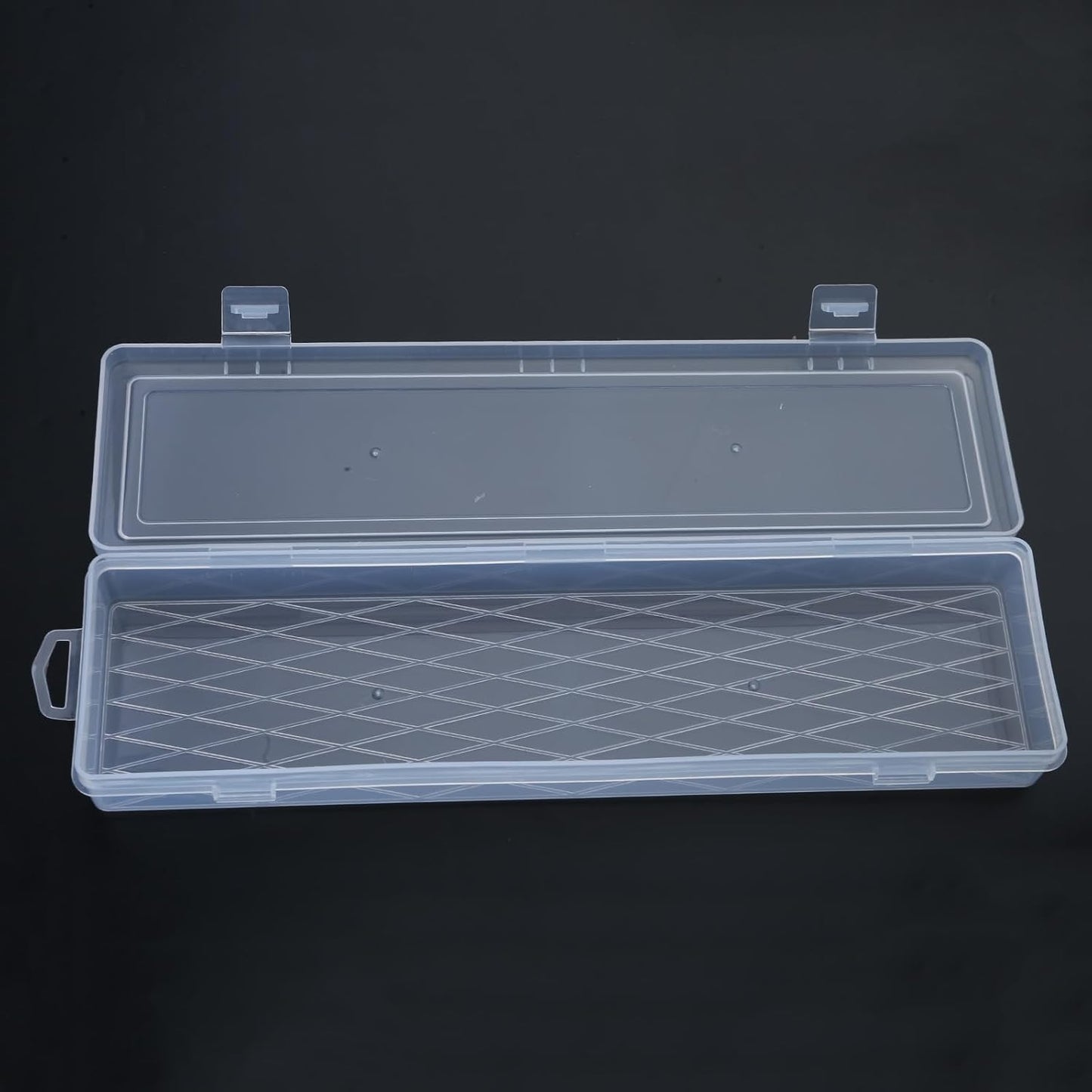  Boîte à Outils Rectangulaire Portable De 35,6 Cm Transparente De Grande Capacité Pour Les Amateurs D'organisateurs D'outils Multifonctionnels