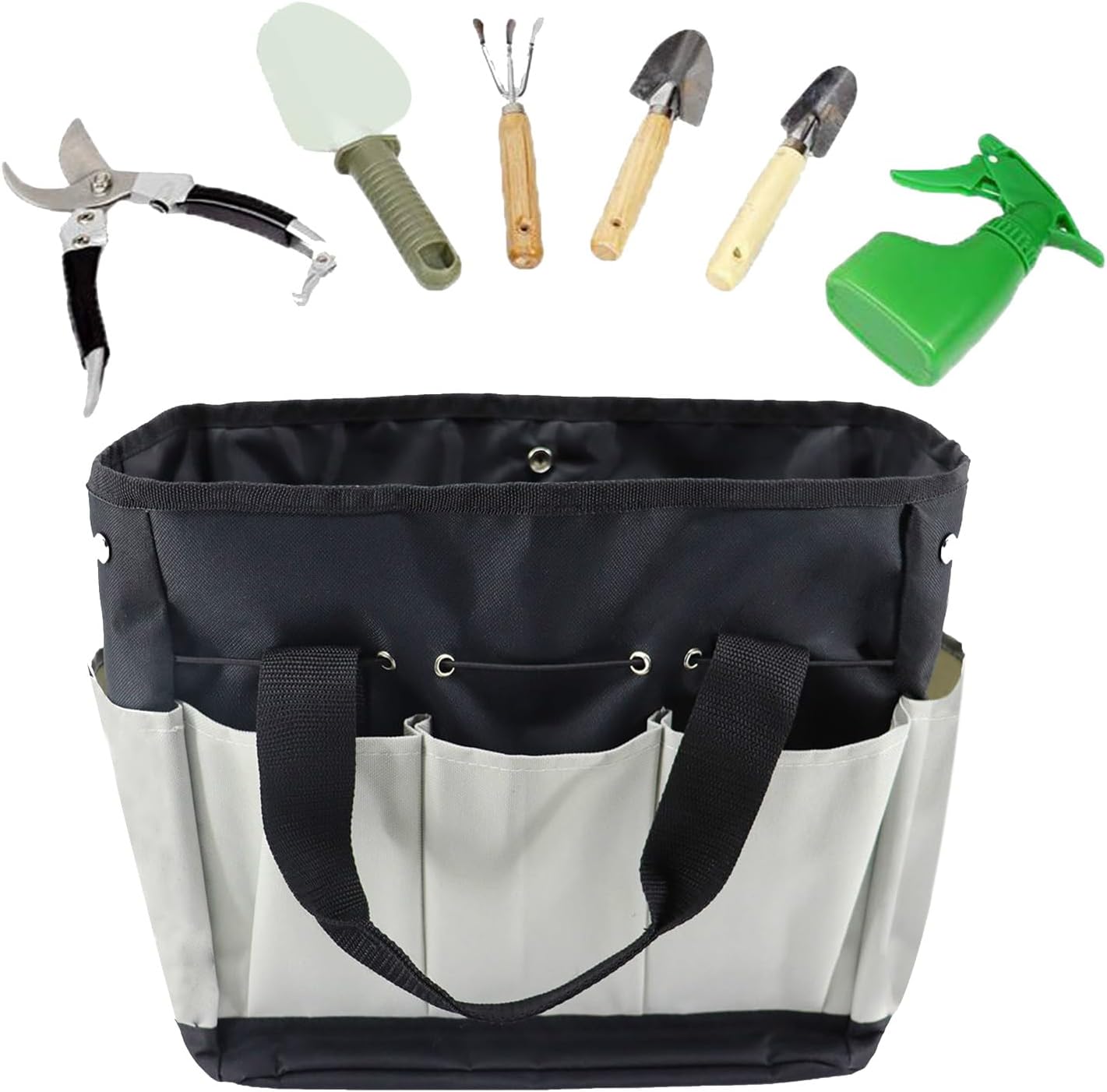 Sac De Rangement Pour Outils De Jardin En Tissu Oxford Avec Plusieurs Poches Pour Une Organisation Facile Des Outils De Jardinage Sac De Rangement De Jardin Grande Capacité