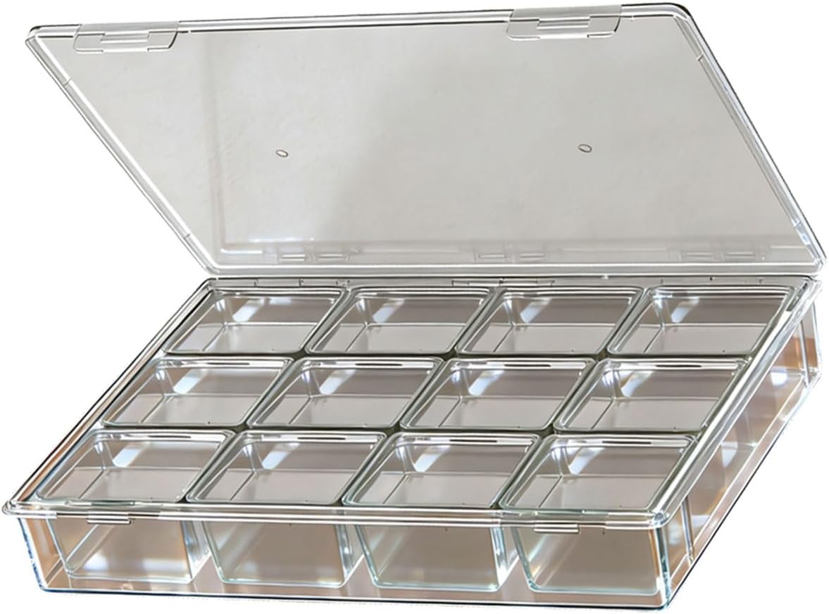  Boîte Utilitaire Extra Large Transparente Pour Atelier, Garage Ou Usage Domestique. Caractéristiques : Matériaux PP Robustes Et Fermeture Sécurisée. Organisateurs De Pièces Transparentes