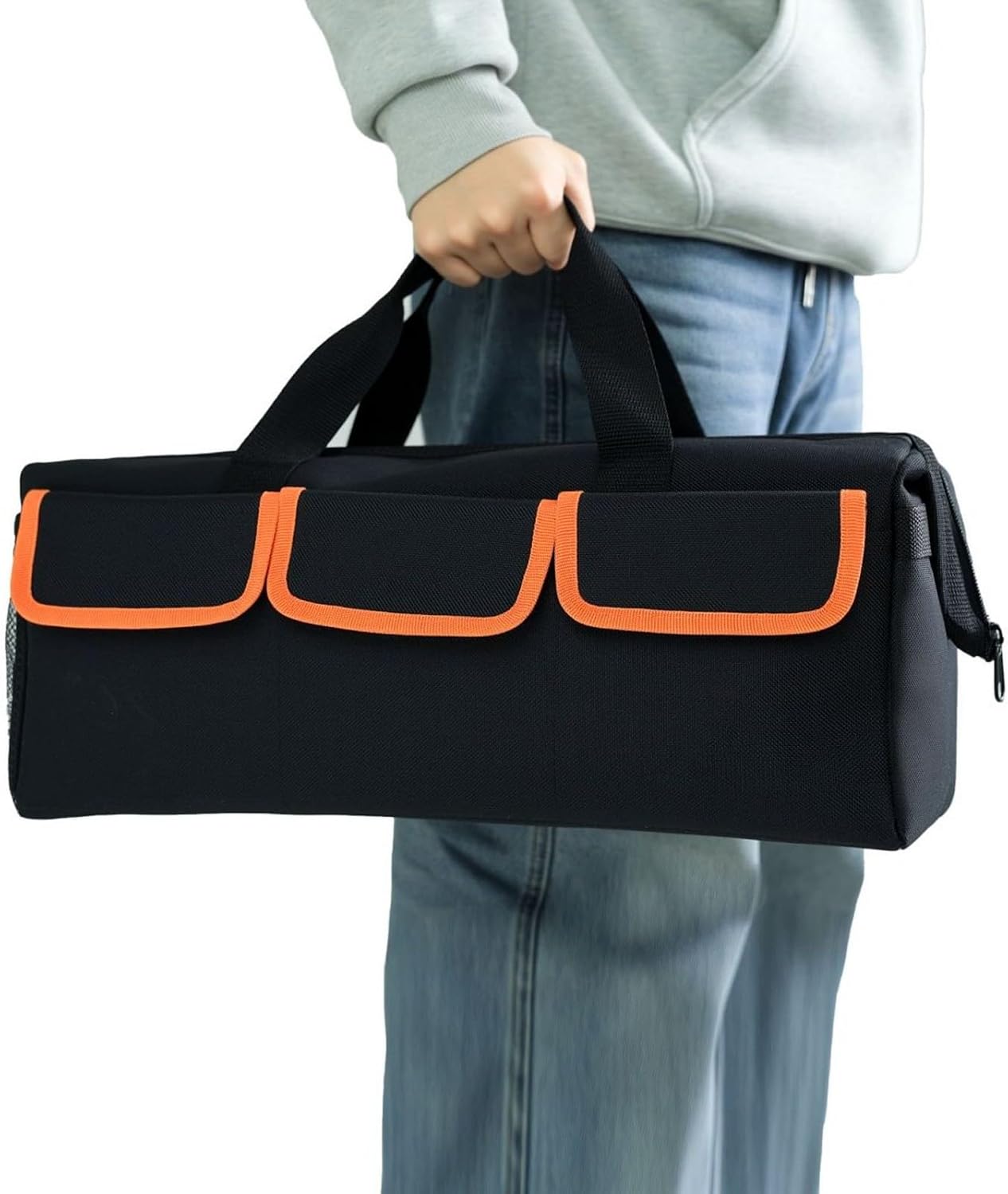  Mallette De Transport D ' Outils Professionnelle Avec Fermeture éclair Sécurisée Et Prise Confortable Pour Les Passionnés