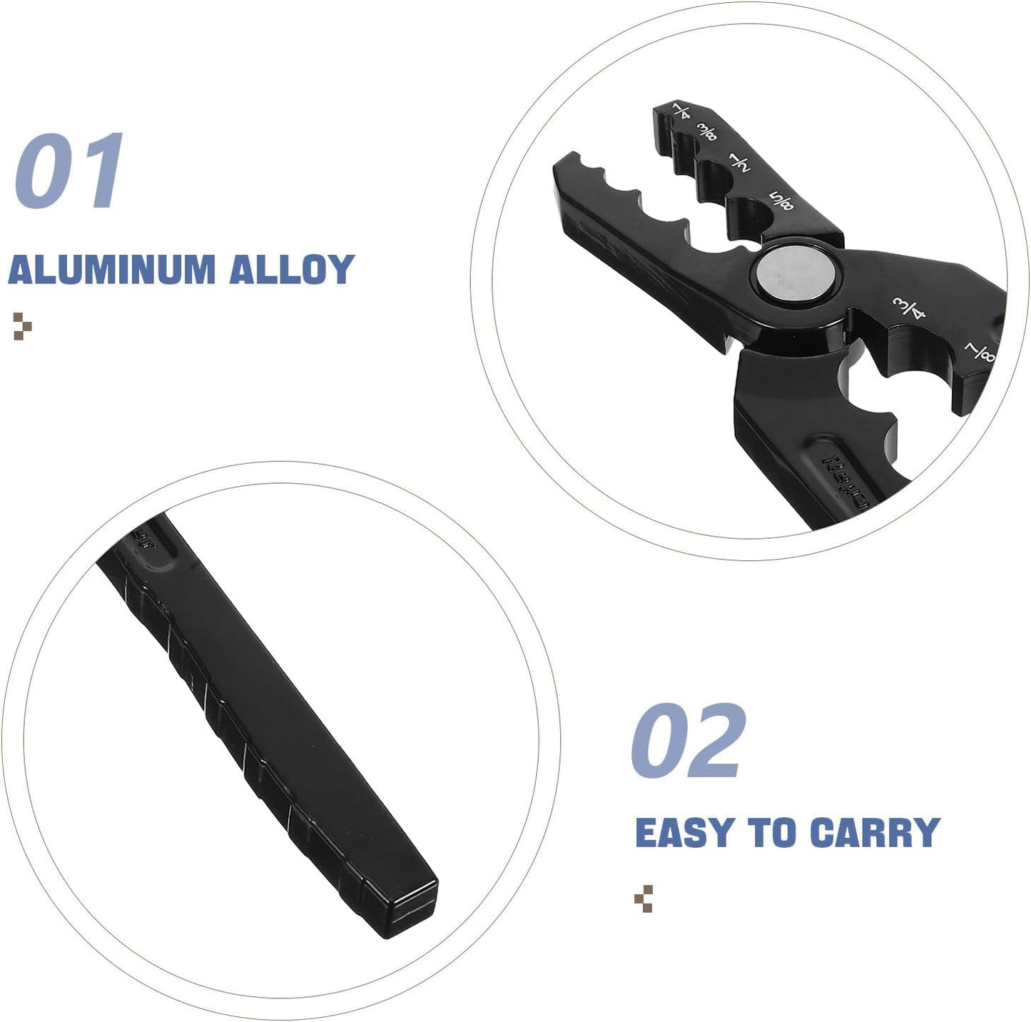  Ciieeo Pince De Réparation Manuelle Pour Tubes En Cuivre Alliage D'aluminium Robuste, Outil De Redressage Pour Tuyaux Ronds, Pour Réparations Sur Réfrigérateurs