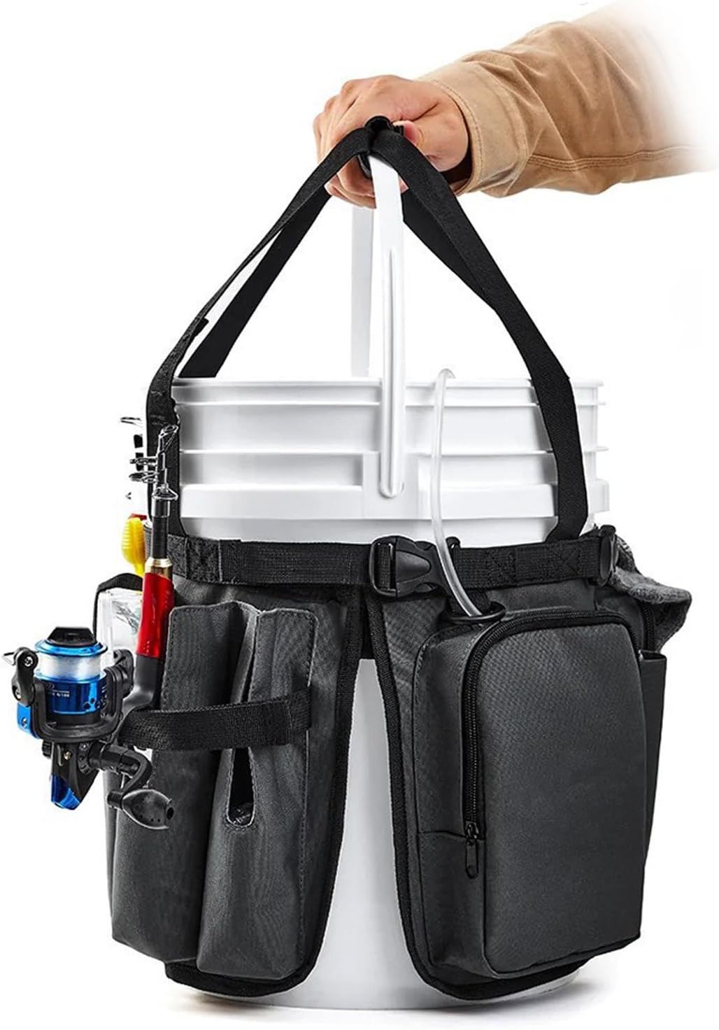  Porte-outils Multifonctions Avec Bords Supérieurs Renforcés - Pliable Jusqu'à 7,6 Cm D'épaisseur Pour Une Gestion Efficace - Sac De Rangement Pliable Pour Garage, Artisanat