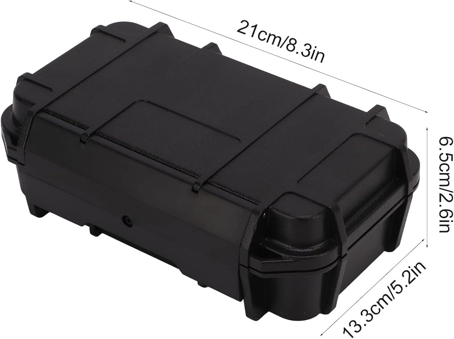  Boîte à Outils Portable étanche Avec Mousse Résistante Aux Chocs, Boîte à Outils De Rangement En Plastique ABS Pour Caméra Extérieure (couleur Noire)