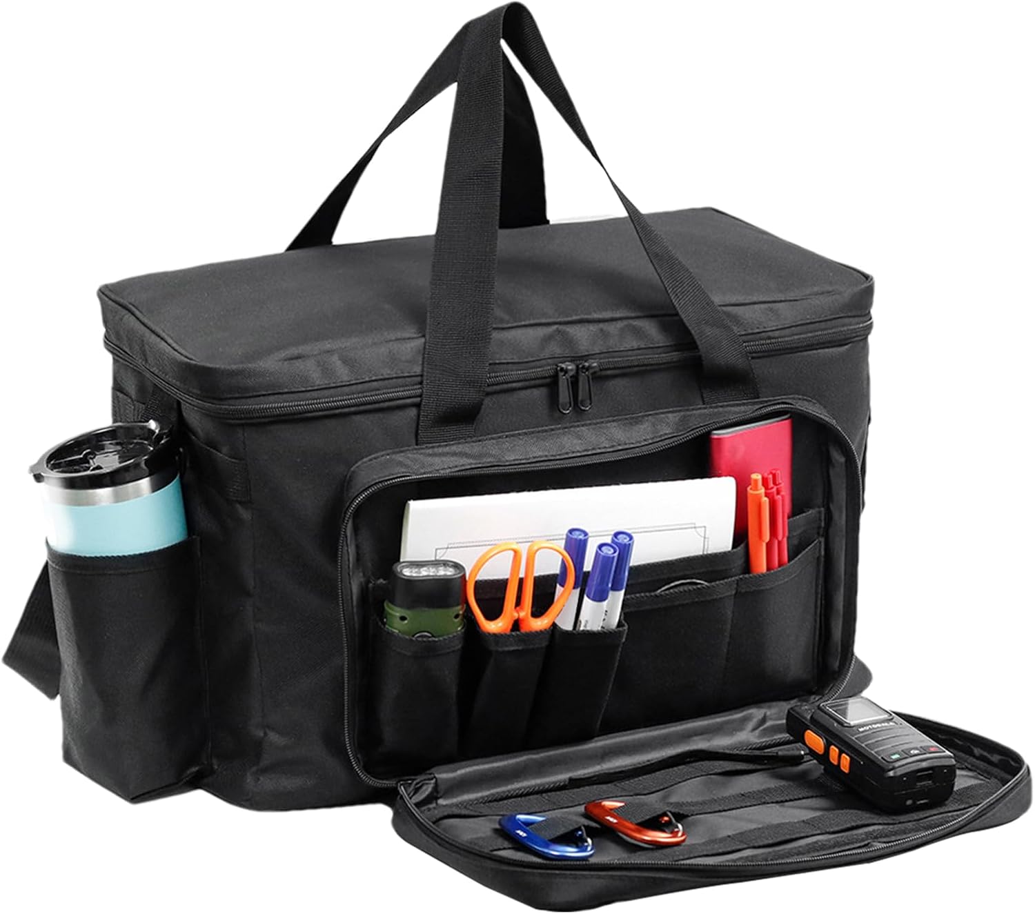 GENERIC Sac De Patrouille | Sac à Dos Pliable Et étanche Pour Siège De Voiture, Pour Réparateurs, Jardiniers, Officiers, Tournevis, Clés, Pinces, Camion, Camping, Véhicule, Vérificateur