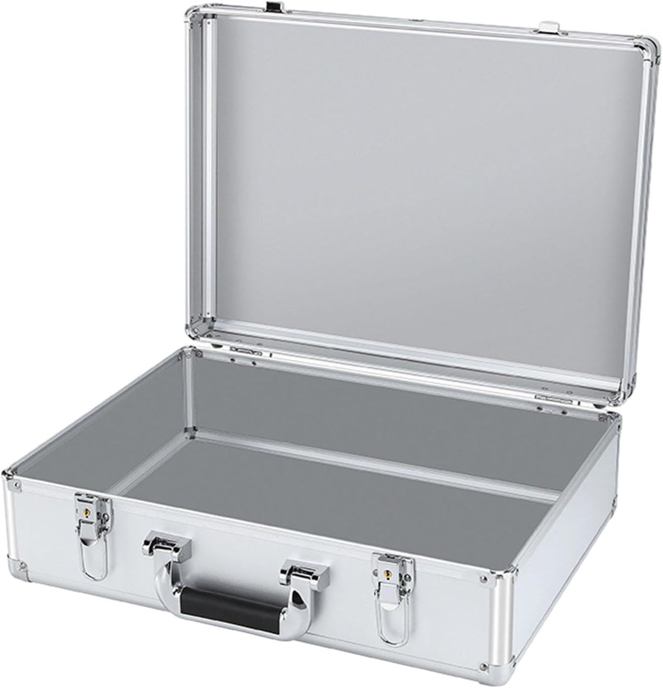  Générique Coffret à Outils En Alliage D'aluminium Avec Serrure, Portable, Grande Capacité, Pour Accessoires De Montage, Fournitures De Bureau, Atelier, Inte, Mot De Passe M
