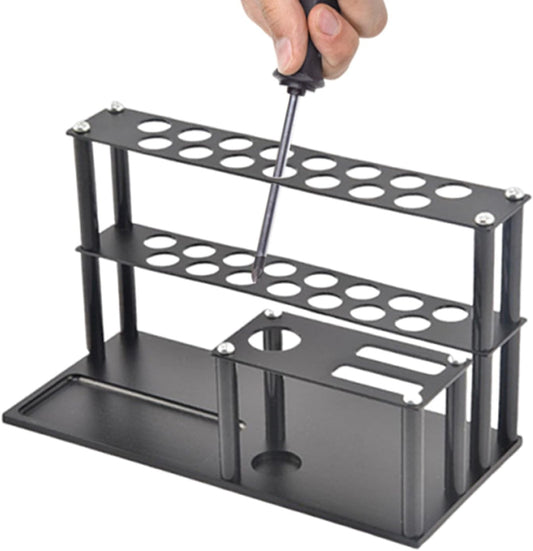  Support De Rangement Pour Tournevis De Bureau, Organisateur De Réparation De Modèle De Voiture, Support à Outils, Plateau à Vis Intégré, Ensemble De Supports De Tournevis, Organisateur Pour Pi