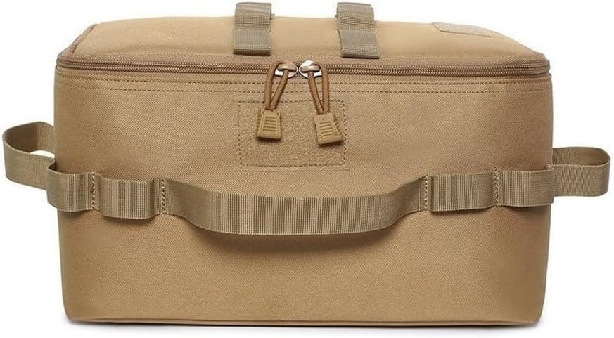  Sac De Rangement, Sac à Dos De Camping Et Organiseur D'équipements De Plein Air, Design Pliable Et Léger Avec Grande Capacité, Tissu Oxford 600D Résistant Aux Rayures, Pour Randonnée Et Voyage (marron