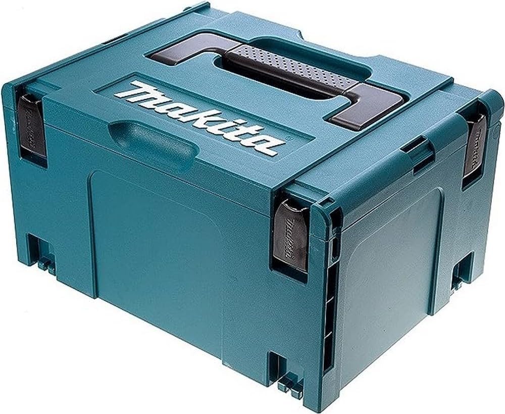  Affleureuse Plaque De Plâtre 18 V Li-Ion Ø 6,35 Mm (Machine Seule) - MAKITA DCO180Z & Coffret Empilable Robuste Makpac Taille 3 - MAKITA 821551-8