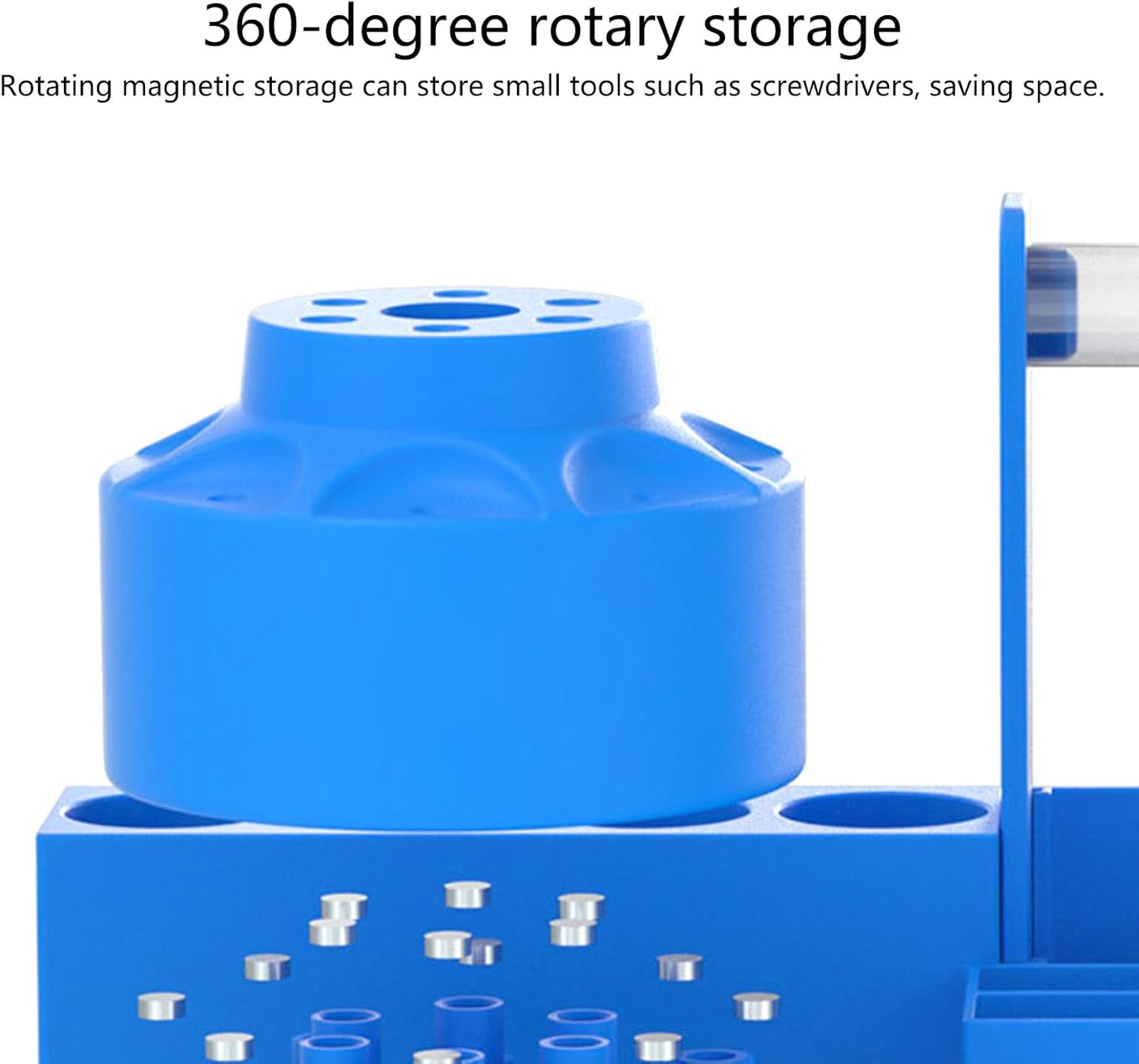  Boîte De Rangement Rotative à 360° Pour Tournevis, Pinces à épiler Et Autres Organiseurs De Tournevis Pour Tiroir à Outils