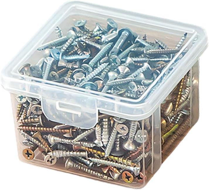  Boîte à Outils Avec Couvercle Transparent Pour Une Identification Facile Et Un Accès Rapide Aux Clés, Tournevis, Petits Outils Porte-outils