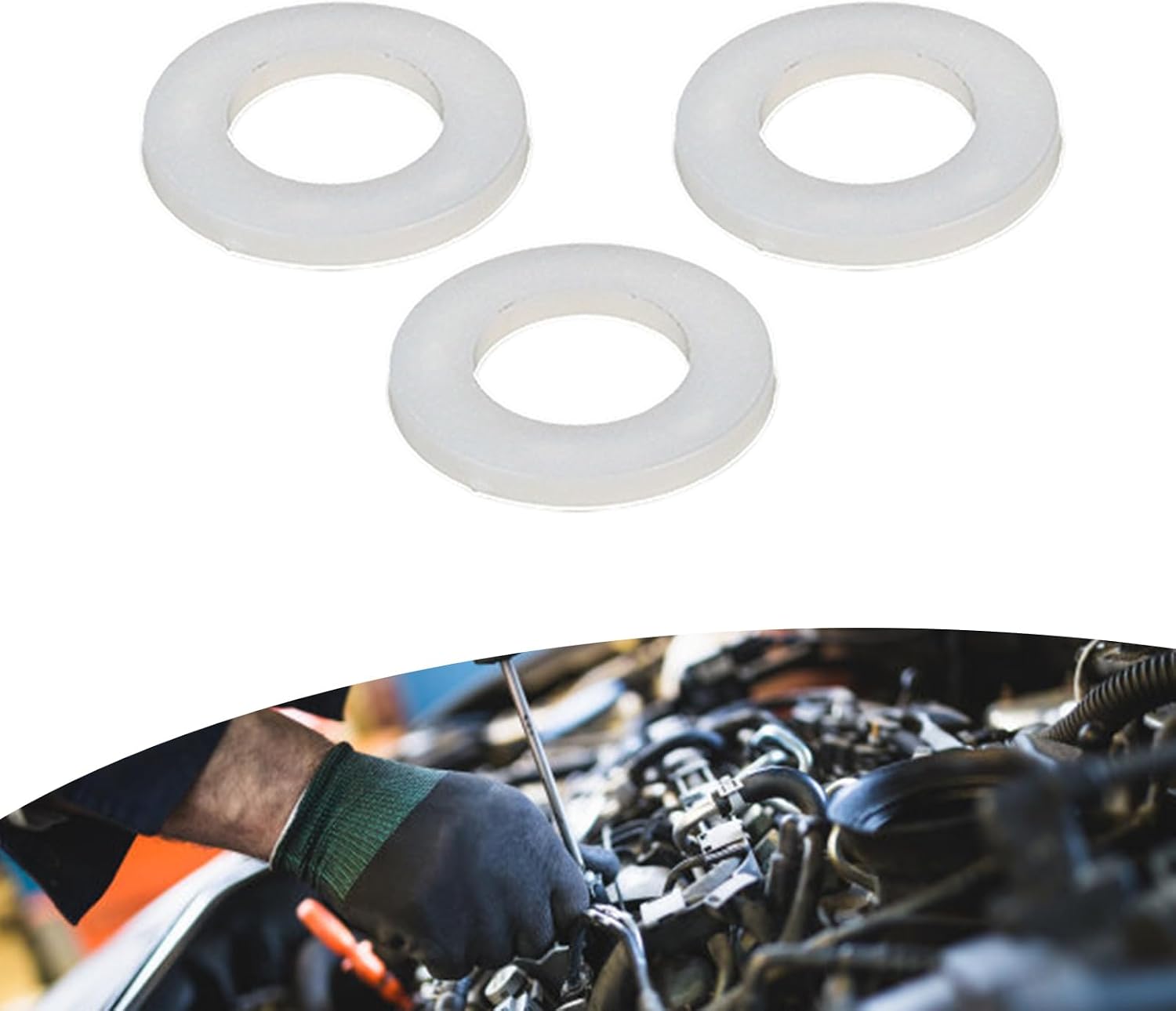  Lot De 60 Cales En Nylon Blanc Pour Charnière De Porte - Pour Ingénieurs Et Amateurs