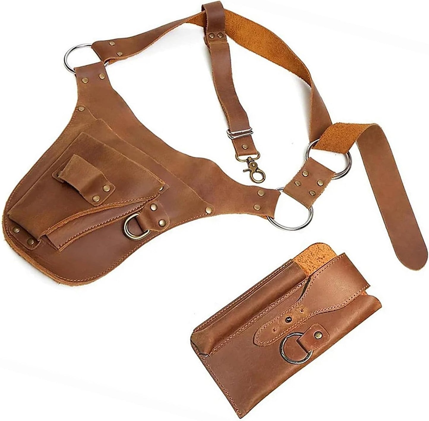  Pochette De Ceinture à Outils Multipoches Sur Un Seul Côté Pour Charpentiers Et Constructeurs, Sac De Ceinture D'électricien Renforcé Pour Homme Et Femme