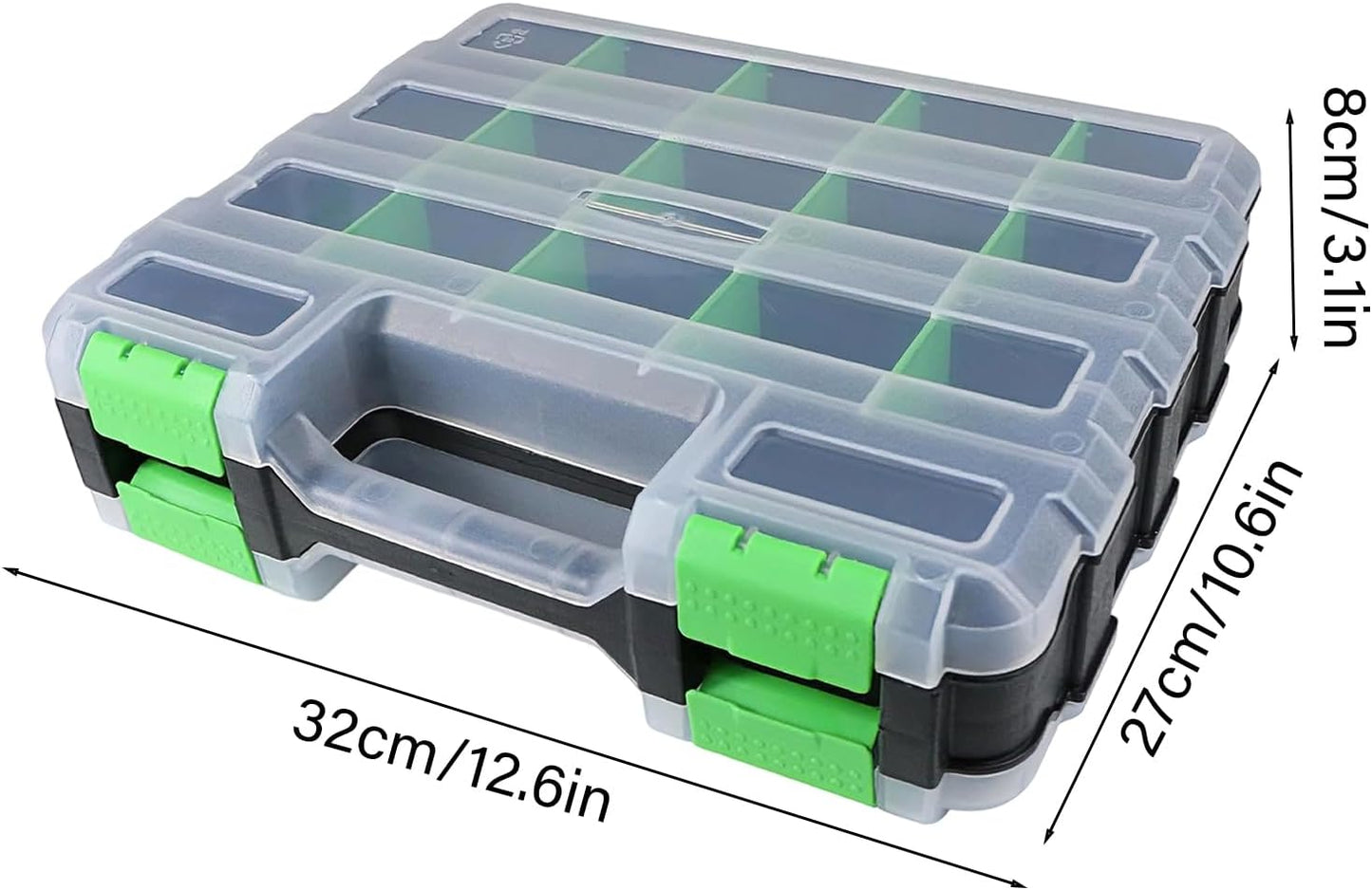  Organiseur De Vis | 34 Compartiments – Boîte à Outils De Rangement Pour Petites Pièces, Boulons, Clous, Perles, Bijoux, Articles De Pêche, Composants électroniques, Garage, Atelier, Bureau
