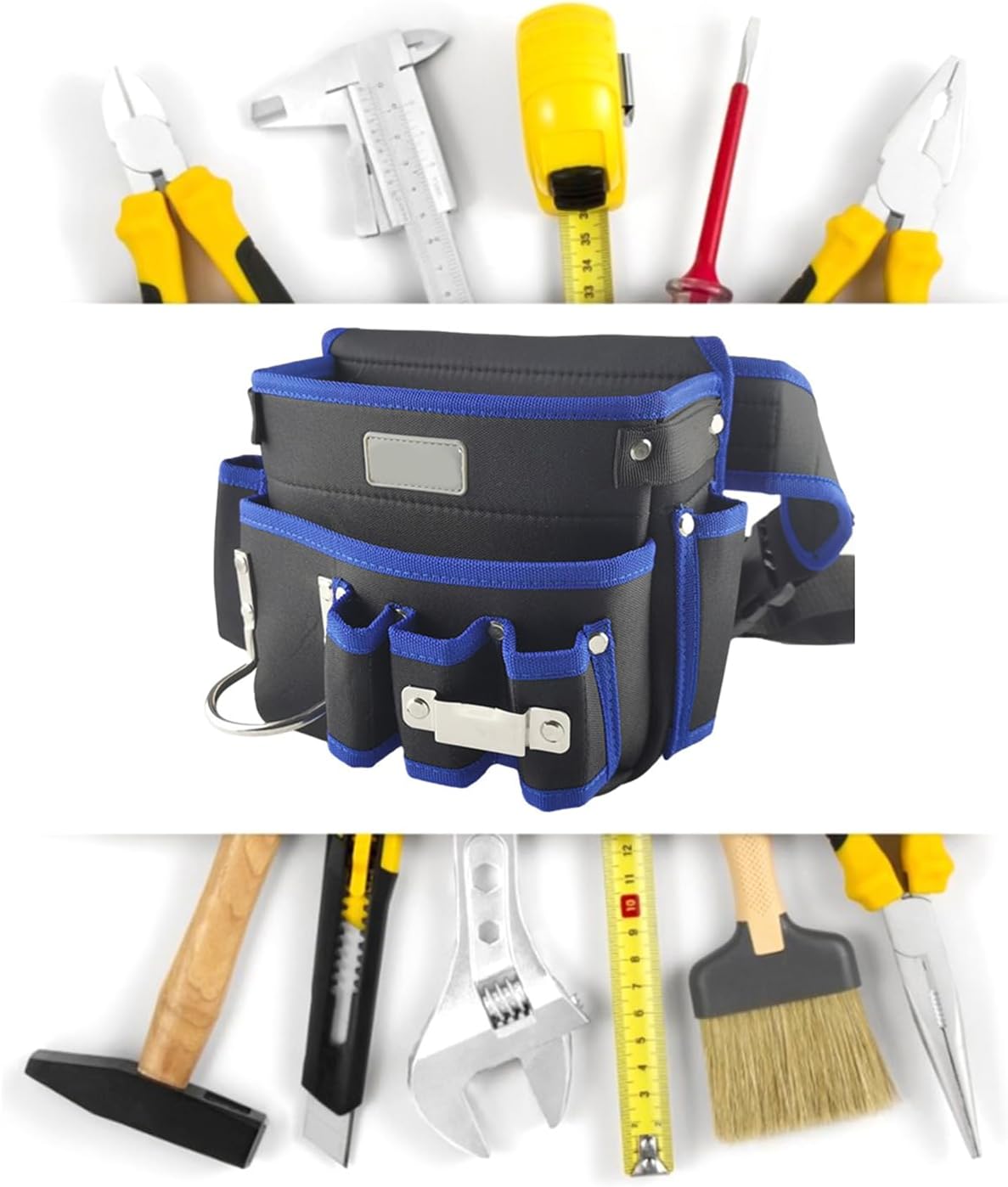  Ceinture Utilitaire Polyvalente Pour Menuisiers, Sac à Ongles, Pochette Pour Le Transport Et L'organisation De Divers Outils De Travail Du Bois Pochette à Outils