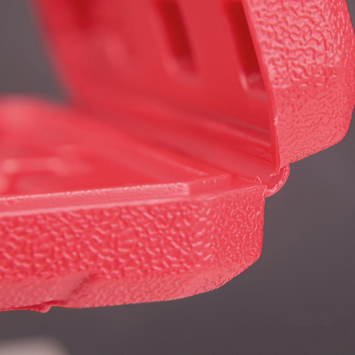 Healvian Boîte à Pied à Coulisse En Plastique Rouge Légère Et Portable Pour Rangement Et Transport Lors De Voyages