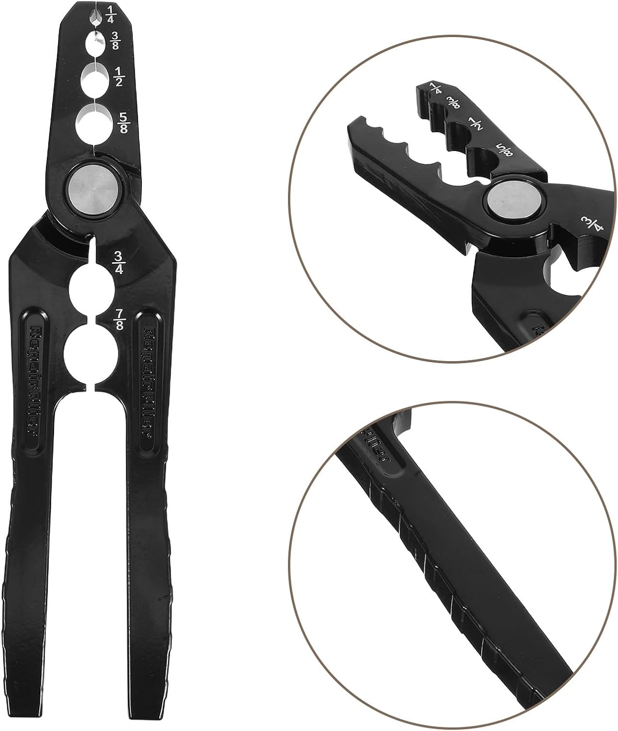  Ciieeo Pince De Réparation Manuelle Pour Tubes En Cuivre Alliage D'aluminium Robuste, Outil De Redressage Pour Tuyaux Ronds, Pour Réparations Sur Réfrigérateurs