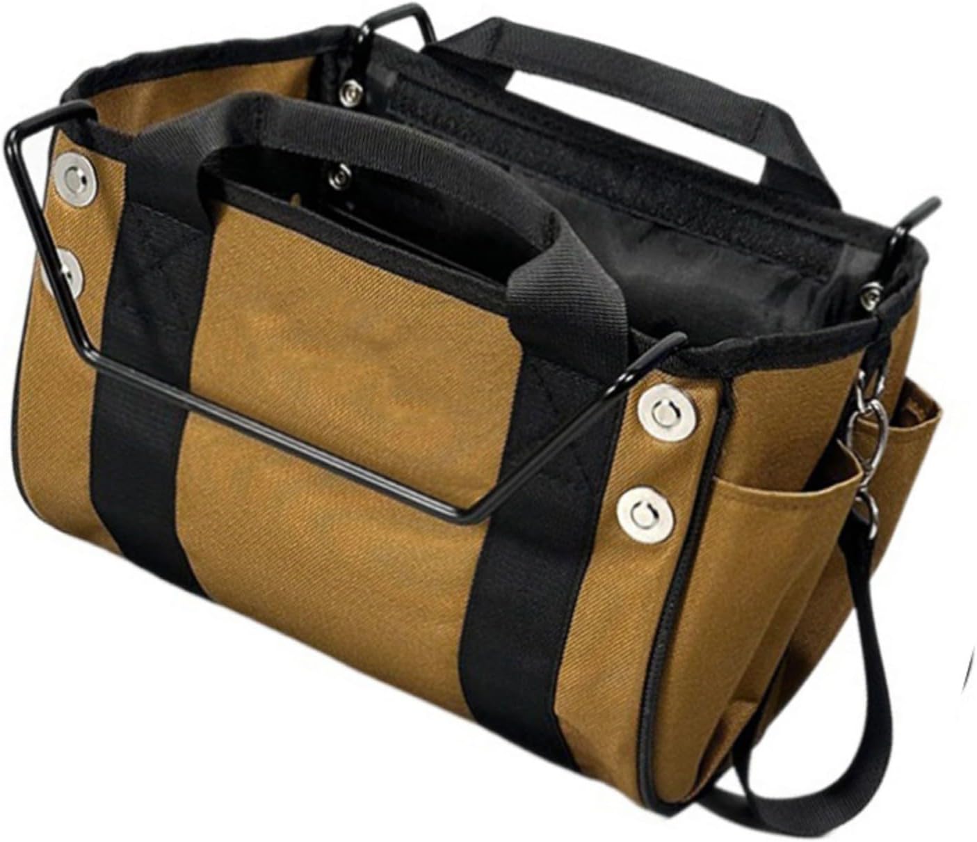  Sac De Transport Industriel Robuste 1200D Avec Intérieur Imperméable Et Porte-marteau à Accès Rapide, Sac à Outils Résistant Aux Intempéries Pour Entrepreneurs