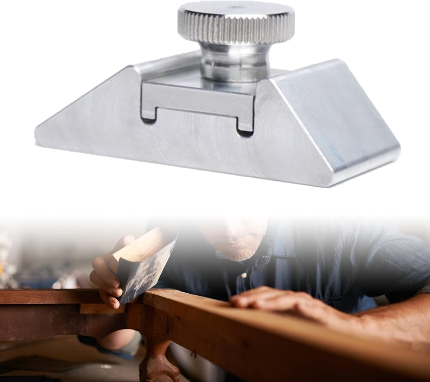  Support De Papier Abrasif En Alliage D'aluminium Pour Couper Le Cuir, Outils De Maroquinerie, Support De Bloc De Papier Abrasif