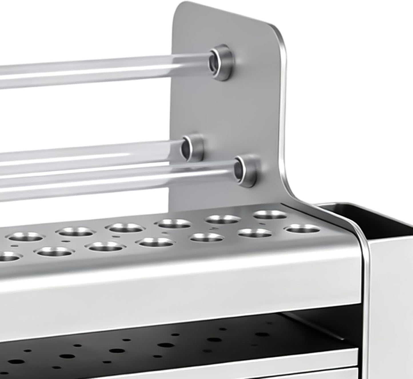 GENERIC Organise-r De Petites Pièces Avec Fentes De Trous – Boîte à Outils De Réparation Pour Outils D'ouverture De Téléphone, Vis | Étui De Rangement En Polypropylène De 500 G Pour Atelier, Bureau, Station
