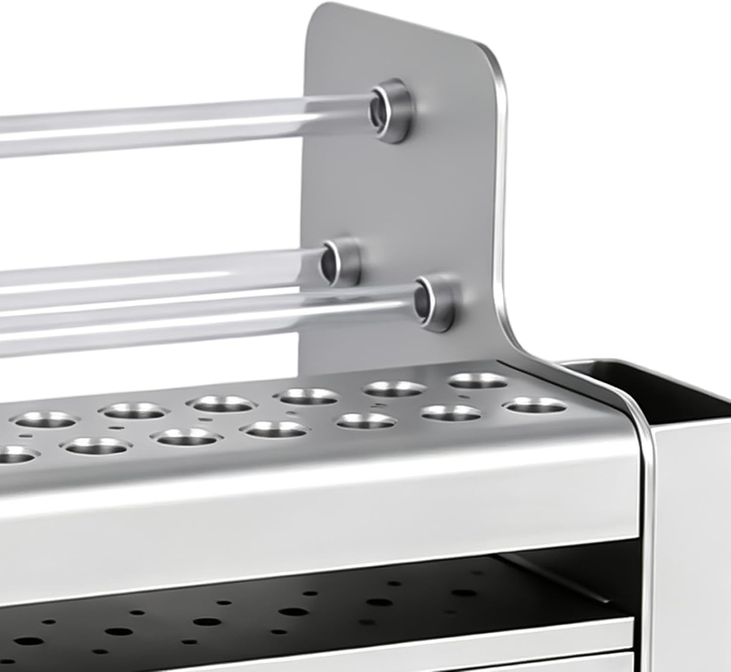 GENERIC Organise-r De Petites Pièces Avec Fentes De Trous – Boîte à Outils De Réparation Pour Outils D'ouverture De Téléphone, Vis | Étui De Rangement En Polypropylène De 500 G Pour Atelier, Bureau, Station
