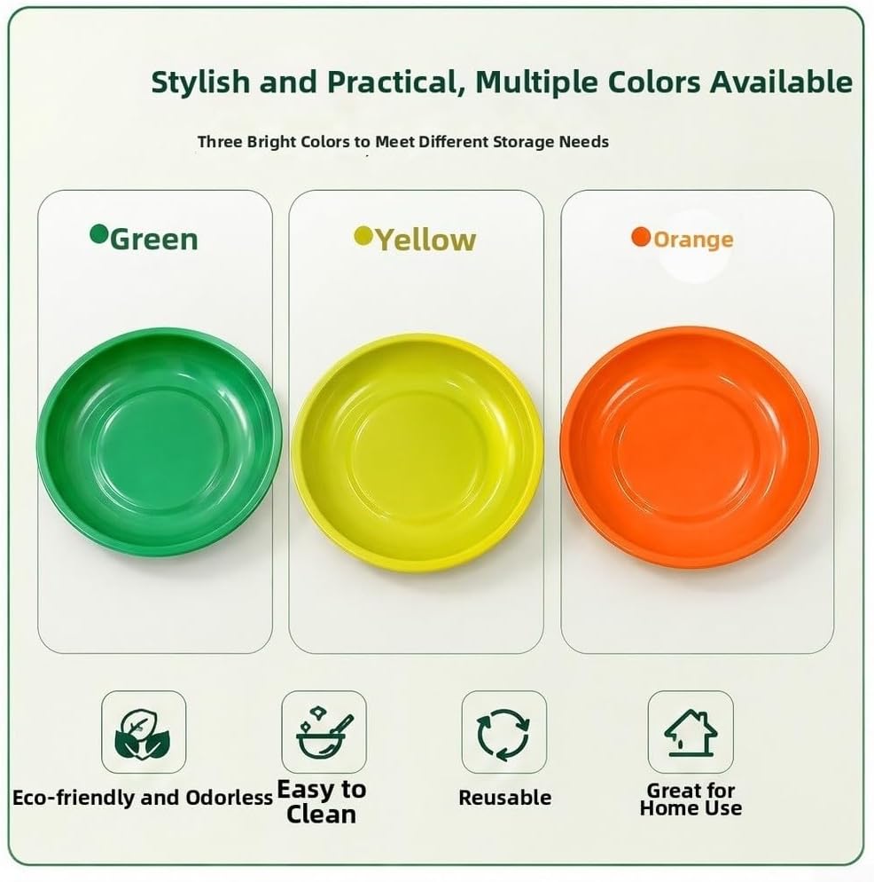  Organiseur De Rangement Magnétique Rond, Plateau En ABS à Bords Lisses, Plat Compact De 15,2 Cm, Pour Tenir Des Vis, Des Boulons Et Des Essentiels Quotidiens Dans Le Garage, La Cuisine Ou Le