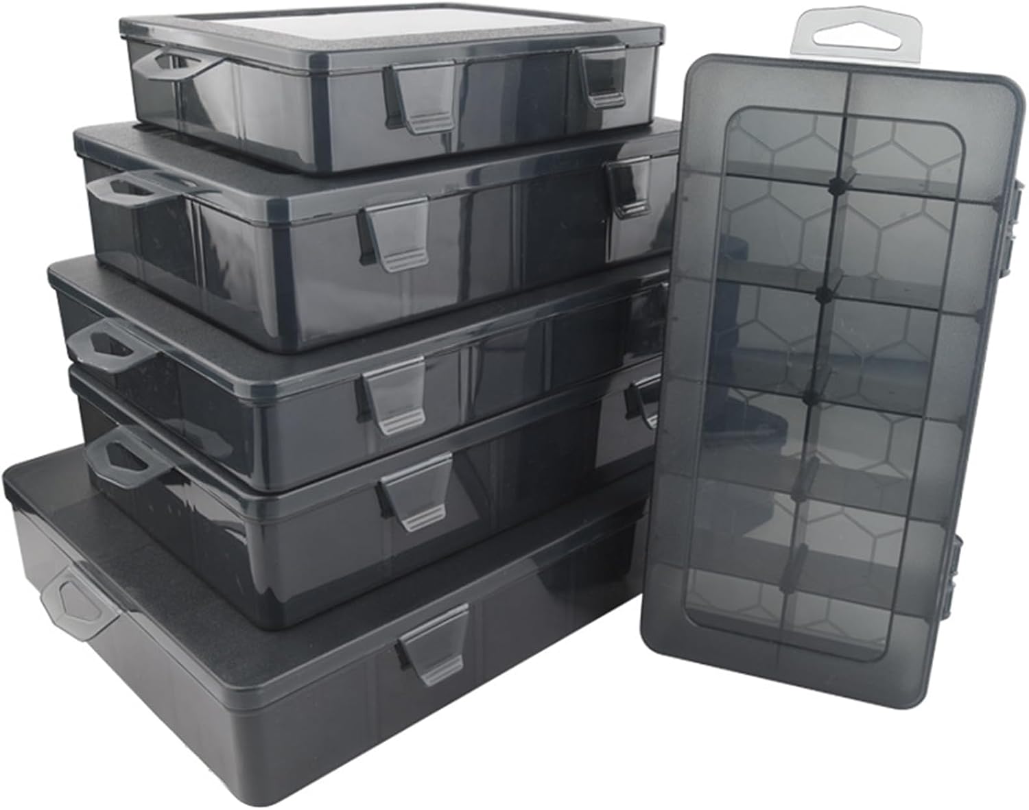  Boîte à Outils Avec Cloison Amovible Pour Vis De Petites Pièces Portables