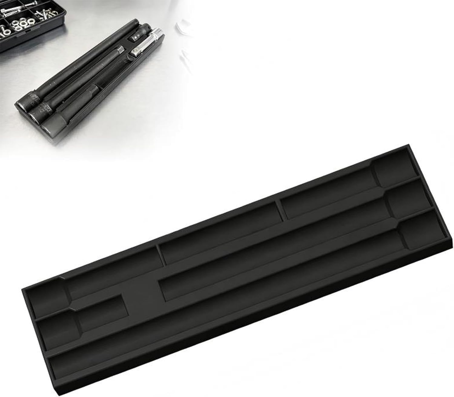  Support D'extension De Douille Organisateur D'outils De Rangement Pour Extensions à Effet D'entraînement 3/8 Pour Support De Planification De 4,4 à 21,6 Cm