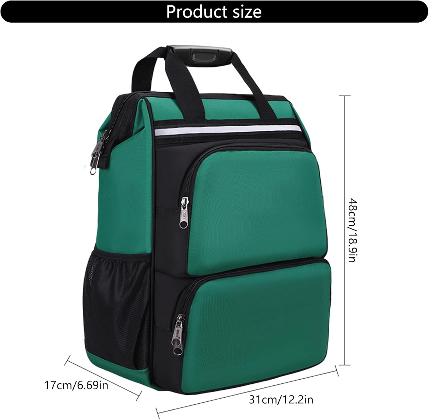  Sac à Dos à Outils Professionnel Imperméable En Tissu Oxford Pour Réparation D'appareils Ménagers Facile à Transporter Rangement Industriel