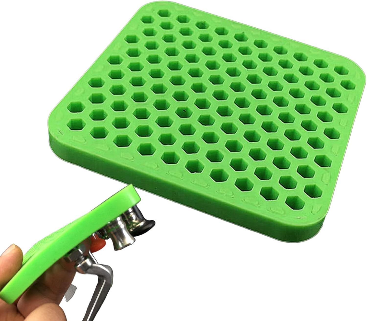  Organiseur De Petites Pièces, Boîtes De Rangement Pour Pièces, 10,7 X 10,2 X 1,9 Cm, Boîtes à Outils En Silicone, Boîte à Outils Polyvalente, Accessoires Pour Mandrin Fileté M8