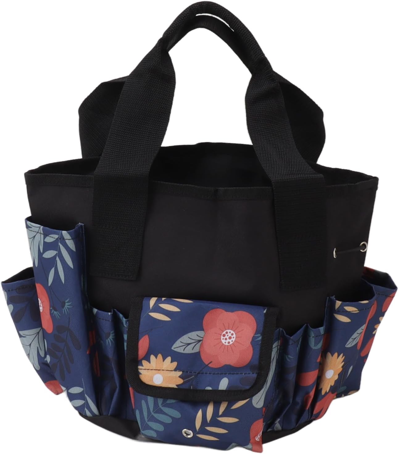  Cocoarm Sac à Outils Seau, Sac à Outils De Jardin En Tissu Oxford 600D Avec Conception Ronde De Grande Capacité, Plusieurs Poches, Sangle Et Poignée Réglables Pour Le Travail Dans La Cour Et Le (Art