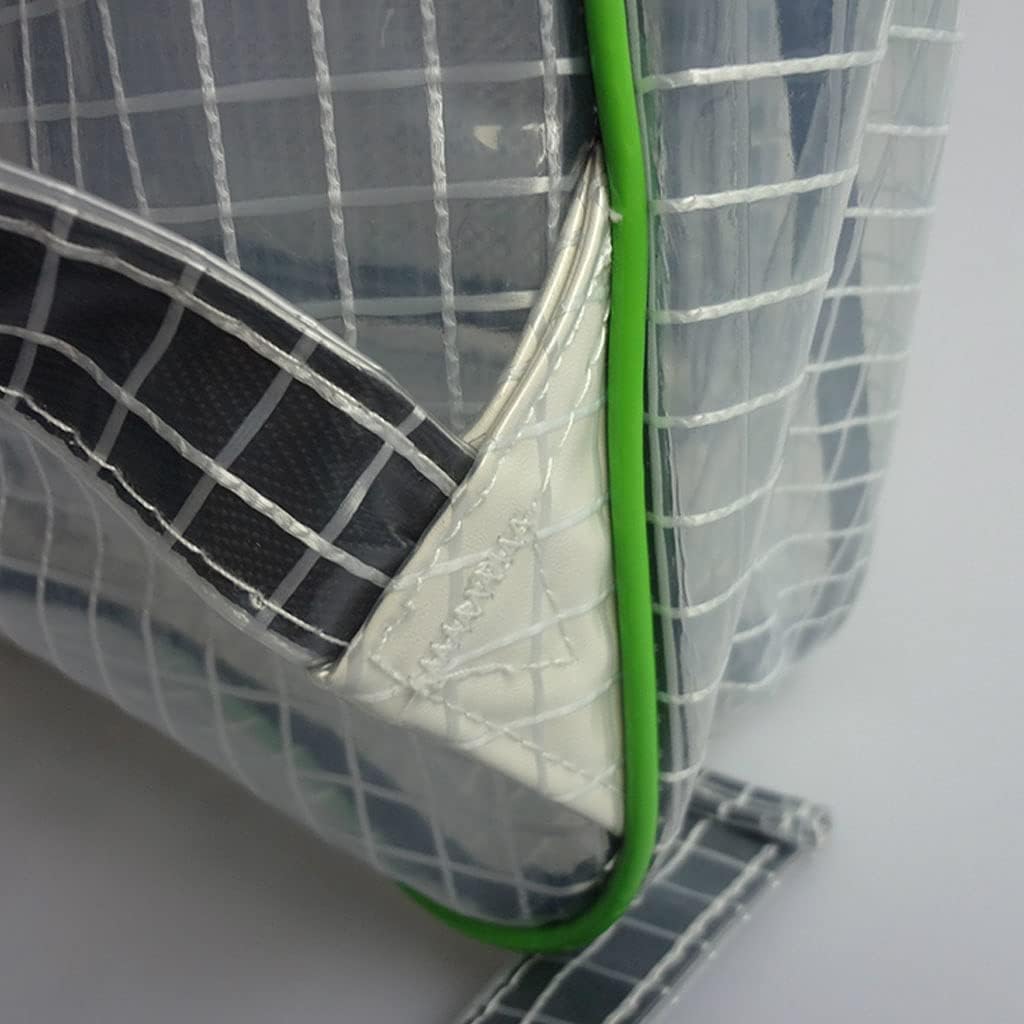  Sac à Dos Antistatique En PVC Transparent 40 X 35 X 20 Cm, Noir