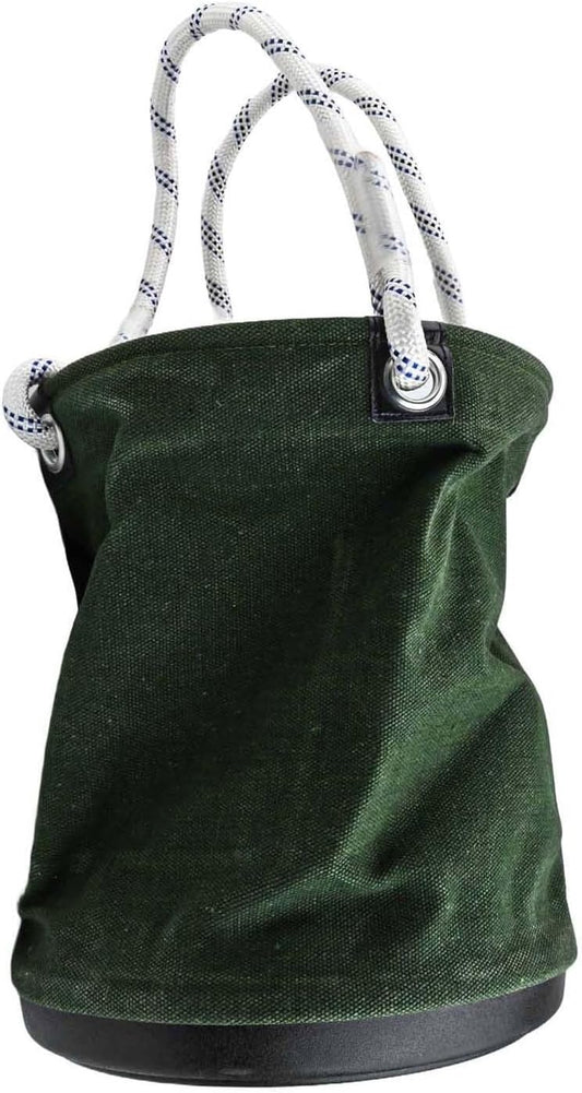  Seau Utilitaire En Toile Renforcée Avec Fond En Plastique Rigide Conçu Pour Les électriciens, Les Jardiniers Et Le Rangement D'outils D'atelier (vert)