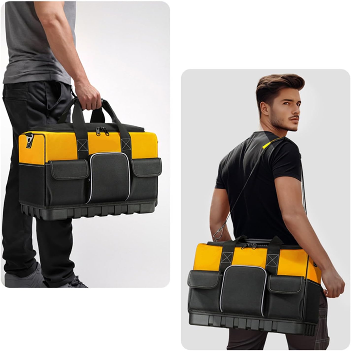  Sac à Outils De Jardin Avec Poches En Tissu Oxford - Grand Organisateur Pour Outils De Jardin Et électricien