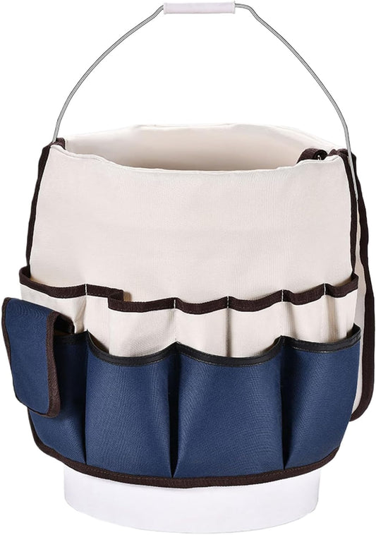GENERIC Sac à Outils De Jardin - Organisateur Oxford De 32 Pouces Avec Capacité | Sac Robuste Avec Base épaissie, Sac De Rangement Pour Outils De Jardin Pour Femmes, Papa Bricoleur, Accessoires De Menuiserie