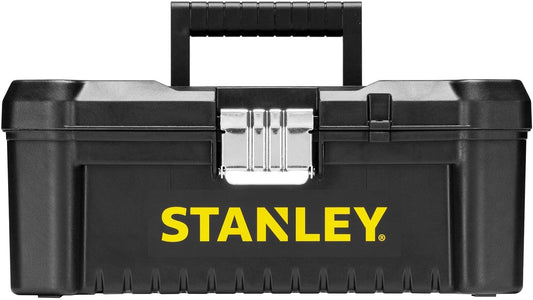  Stanley Stst1-75515 Boîte À Outils Avec Plateau Porte-Outils Amovible - 2 Organiseurs Sur Le Couvercle - Charnières Plastiques - Attaches Métalliques - Cadenassable (Non-Fourni) Multicolore