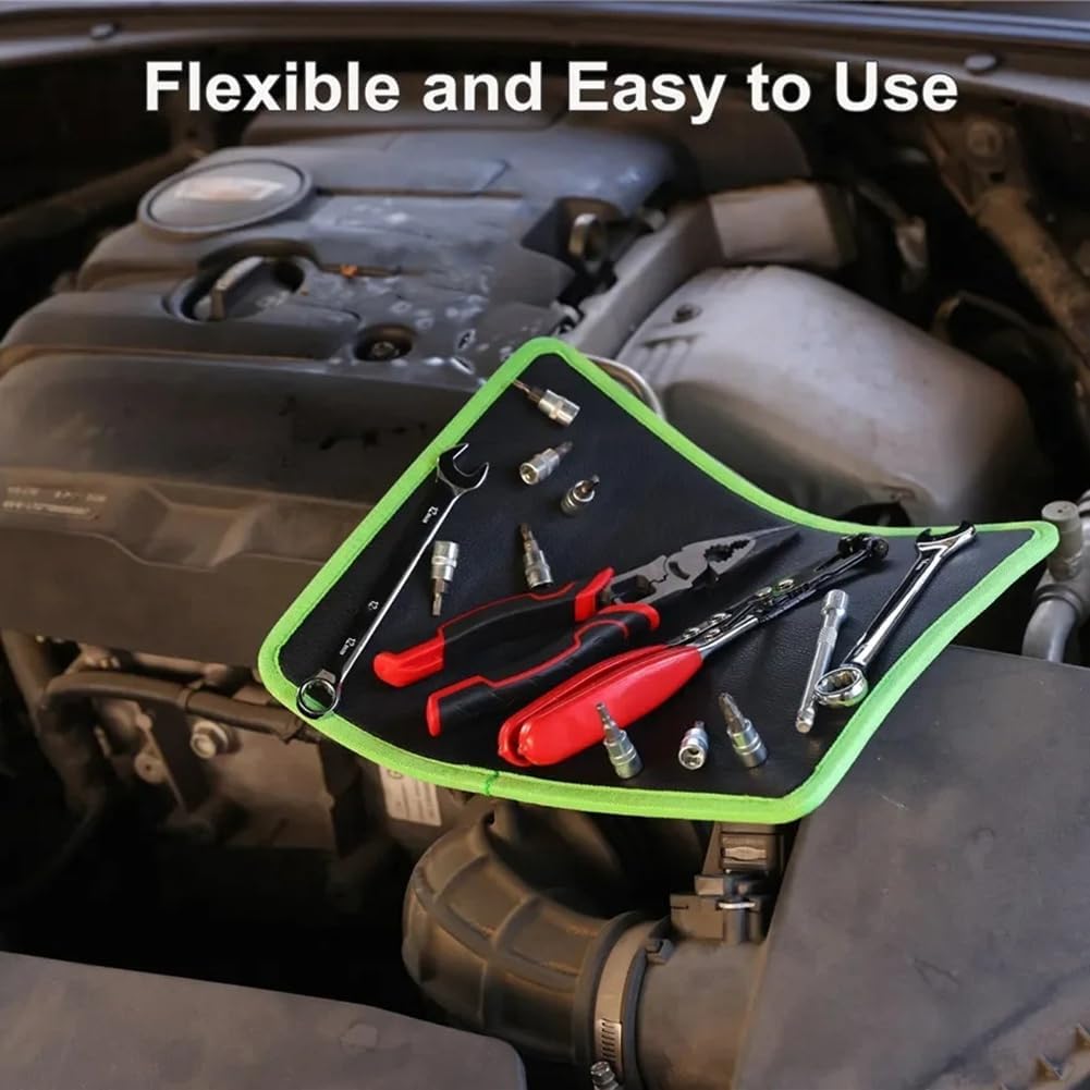  Support à Outils Magnétique Flexible, Plateau De Rangement Portable Pour Vis, Clés, Aimants