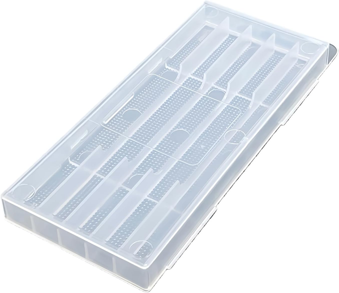  Boîte à Outils Transparente Robuste Avec Fermeture Sûre Et Crochet De Suspension Pour Accessoires, Cloisons Internes Et Crochets De Transport Pour Une Utilisation En Atelier