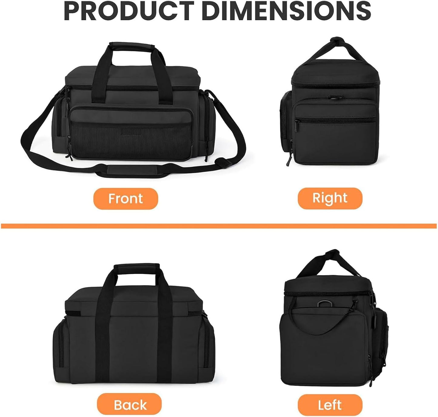  Sac De Rangement Robuste Pour Outils Avec Bords Renforcés, Fond Imperméable Et Résistance à La Déchirure Pour Diverses Utilisations