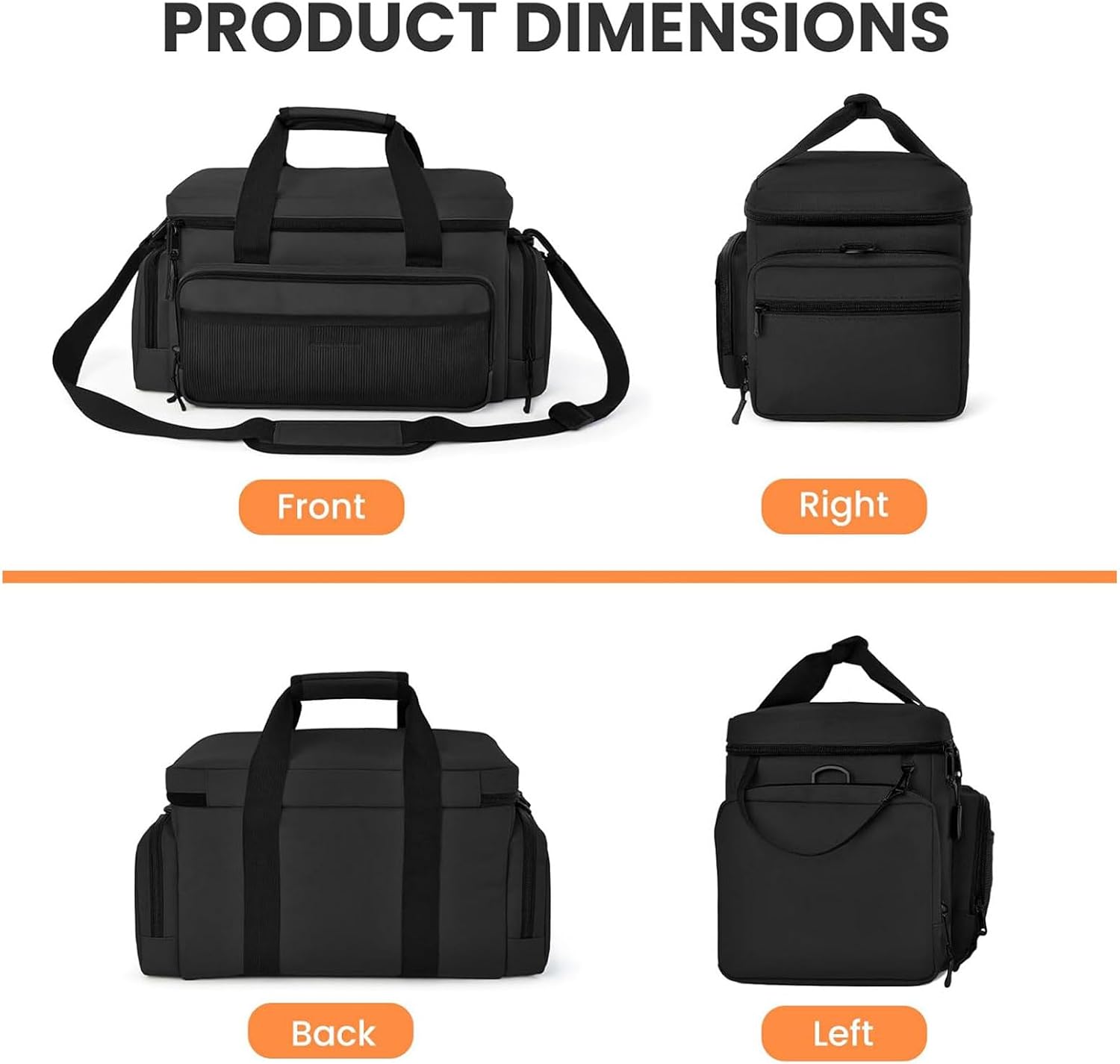  Sac De Rangement Robuste Pour Outils Avec Bords Renforcés, Fond Imperméable Et Résistance à La Déchirure Pour Diverses Utilisations