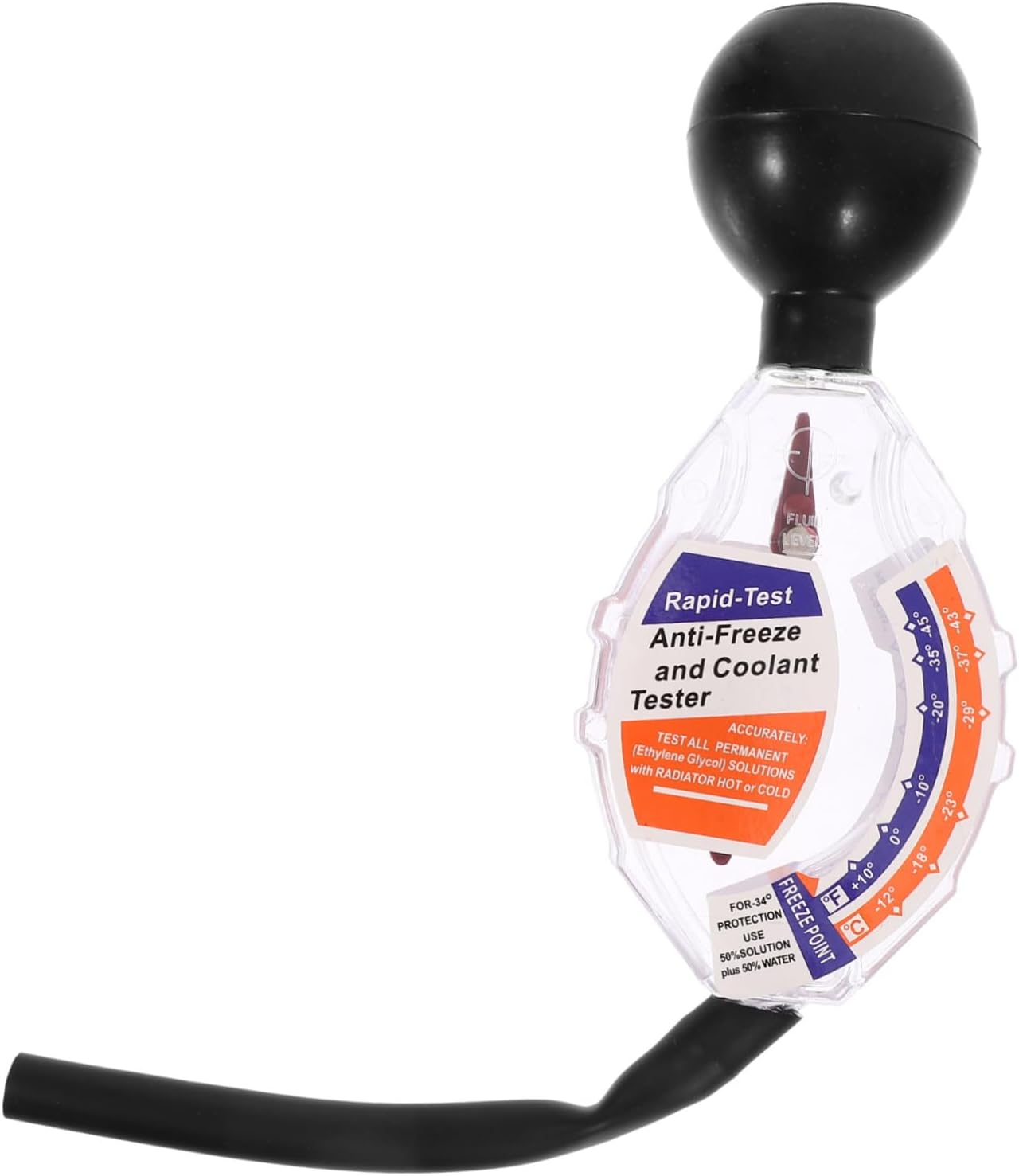  Ciieeo 5 Pièces Testeur De Batterie Radiateur Auto Refroidissement Outil D'antigel Voiture Testeur D'antigel à Cadran Hydromètre Densité Tester Le Densitomètre Antigel Plastique
