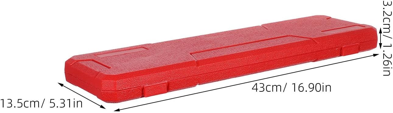  Healvian Boîte De Rangement Rouge Étui Léger En Plastique Design Extérieur Moulé Par Soufflage Protection Résistante Pour Pied à Coulisse Numérique Pour Atelier Et Voyage