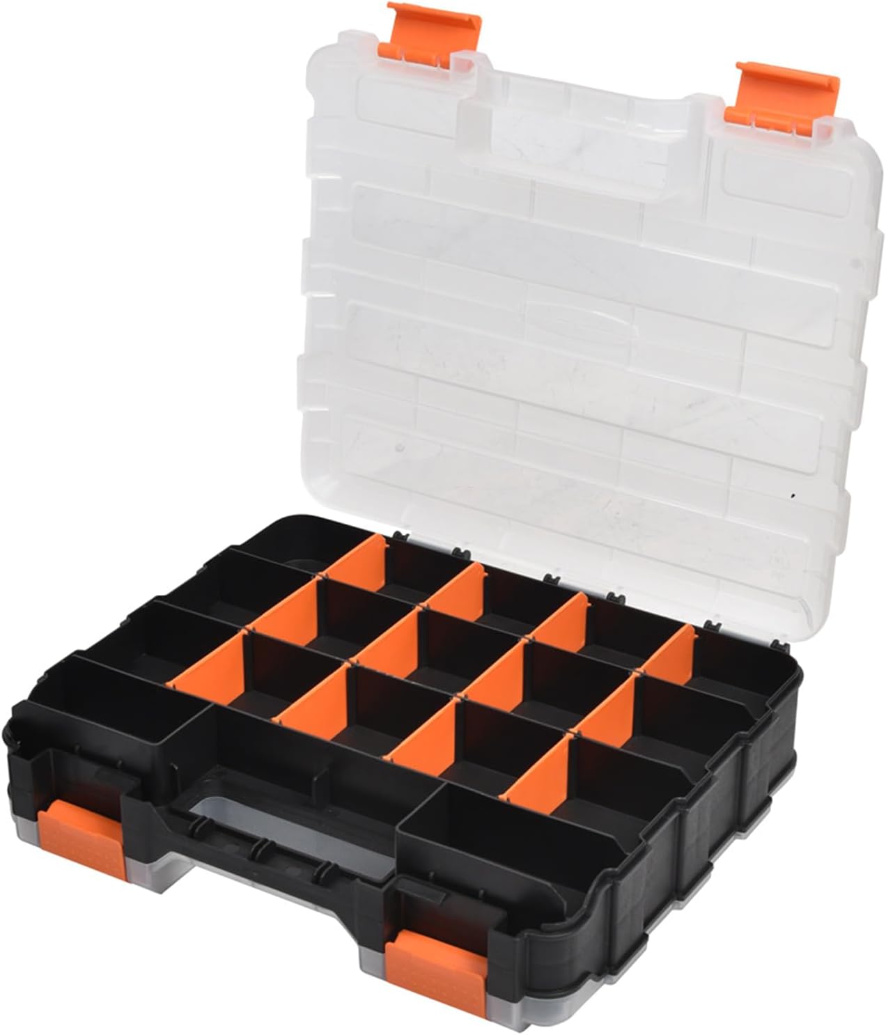  Double Side Tool Pièce Conteneur Pièces Boîte De Rangement Vis En Plastique Organisateurs Boîte Avec Séparateurs Amovibles Durée